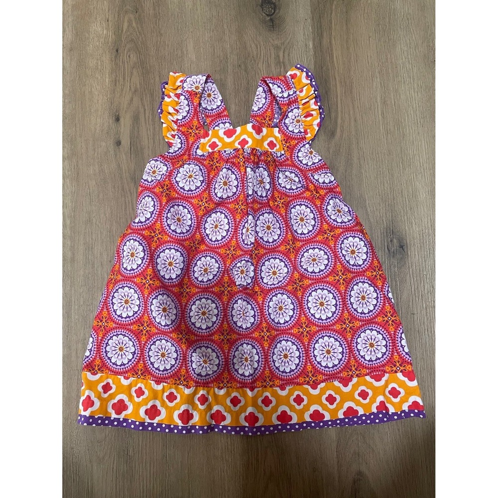 Bonnie Jean 3T sleeveless, bright colored summer dress